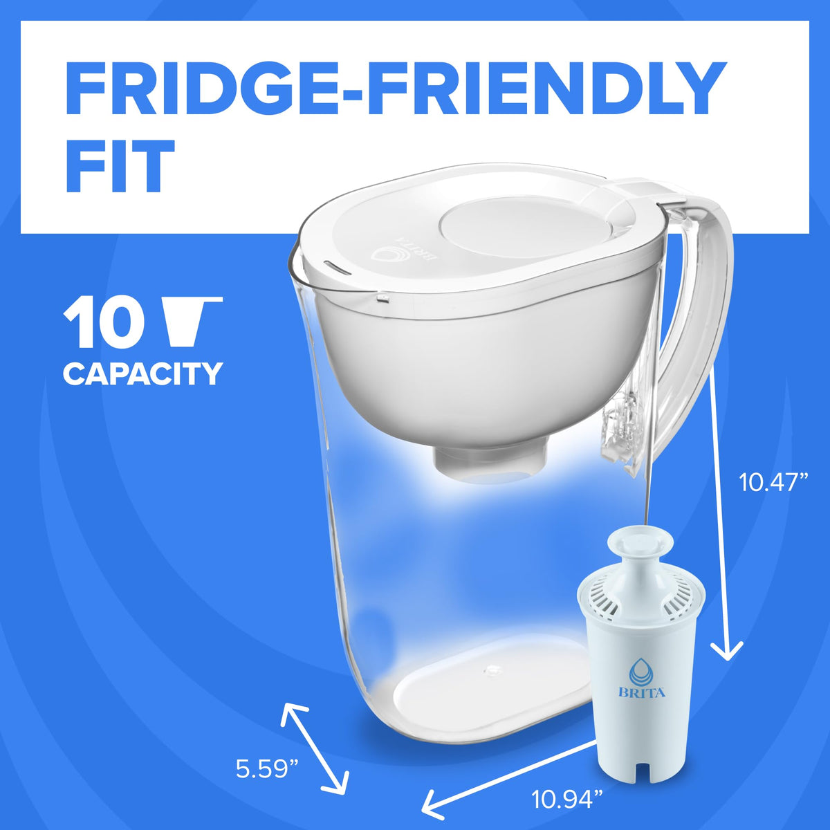 BRITA 99% lead reduction highlighted in clear water demonstration