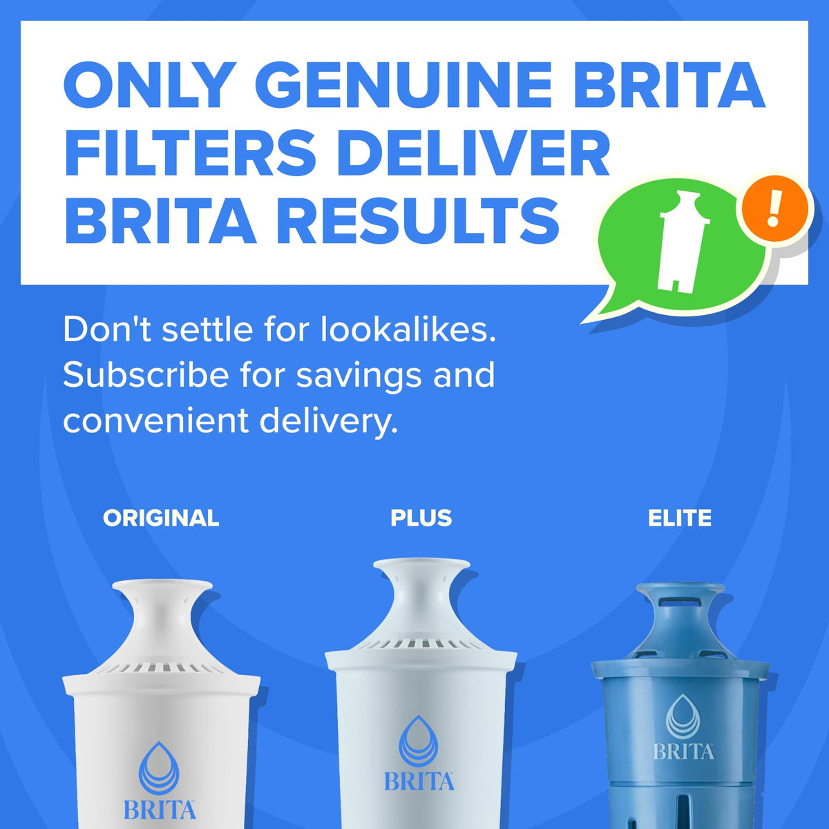 BRITA Everyday Elite packaging promotes bottle-free hydration and sustainability