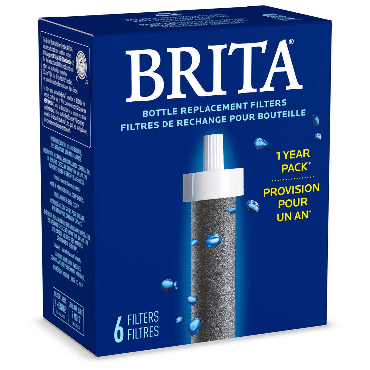 Brita-filtered water tasting noticeably smoother in daily use.
