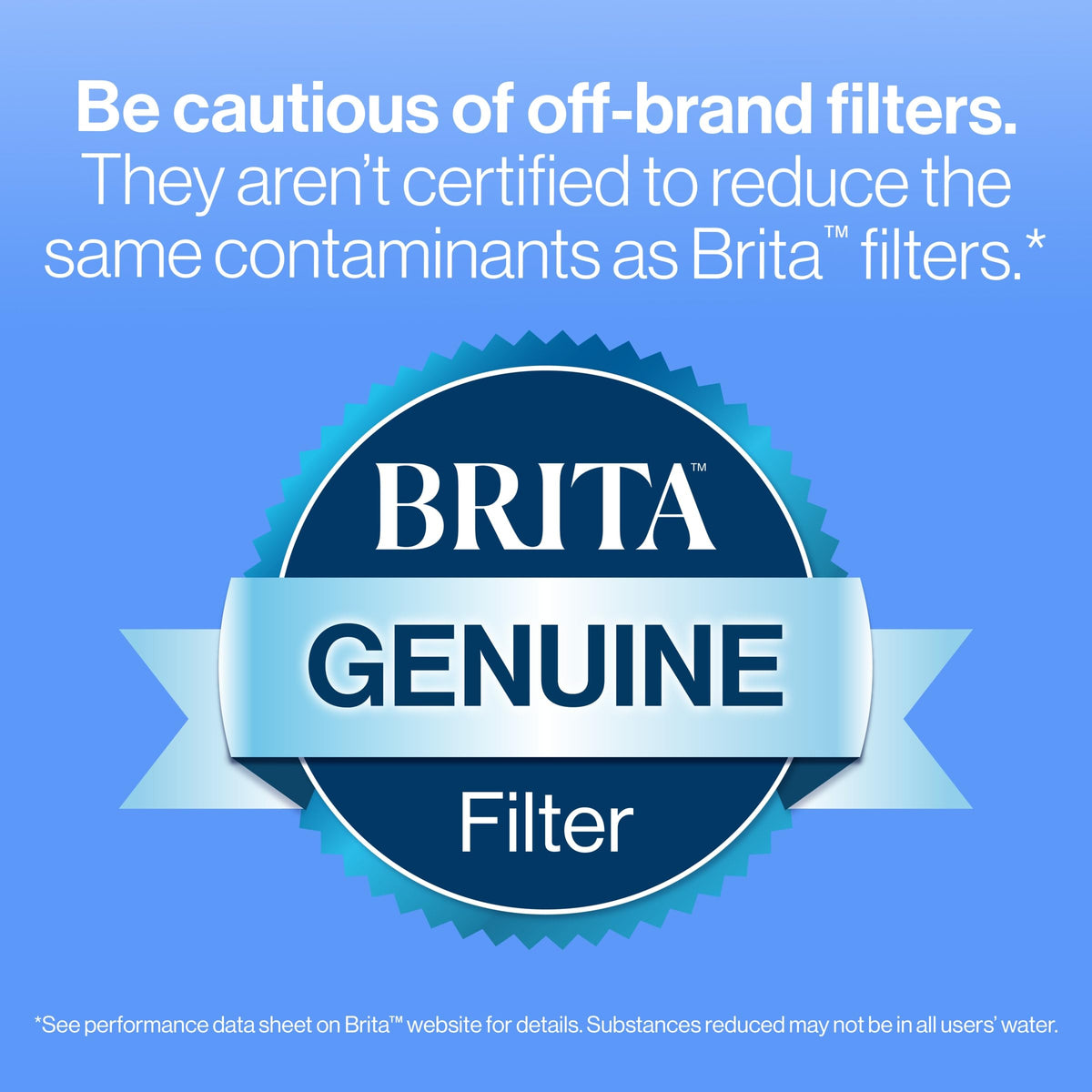 Brita large pitcher showing 10-cup capacity for family hydration.