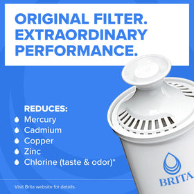 Brita Metro 6-cup pitcher reduces chlorine taste for fresher water