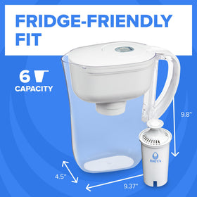 Brita Metro fits in most refrigerators for quick hydration