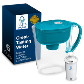 Brita Metro 6-cup pitcher with compact capacity for on-table use