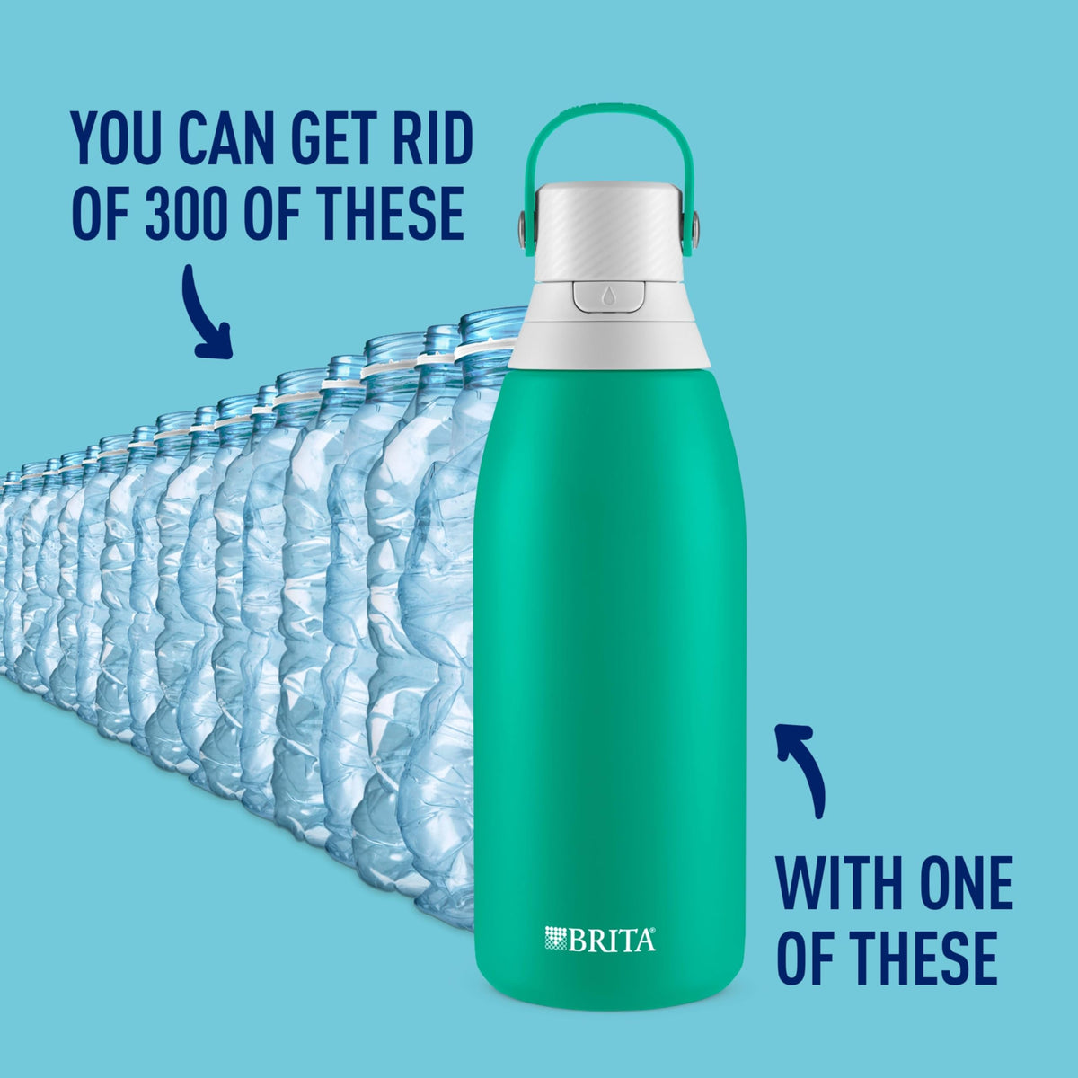 BRITA replacement filter reduces chlorine taste and odor