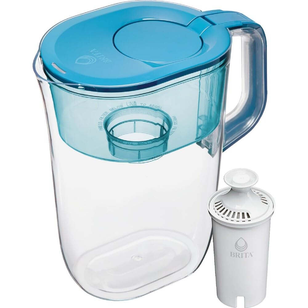 Brita Tahoe crystal-clear body highlights filtration status.