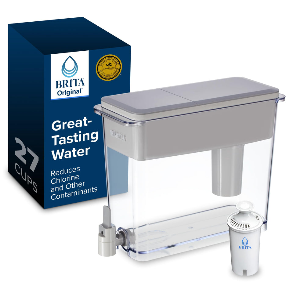 Brita UltraMax 27-cup dispenser ready for family hydration.