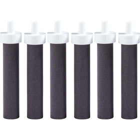 Brita water bottle filters pack six for fresher-tasting water on the go.