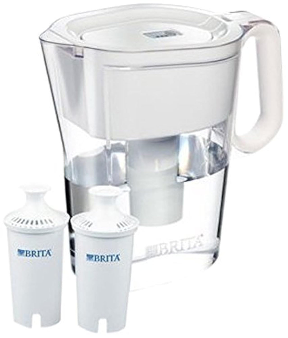 Brita Wave 10 Cup Pitcher in clear with electronic indicator for easy filter timing