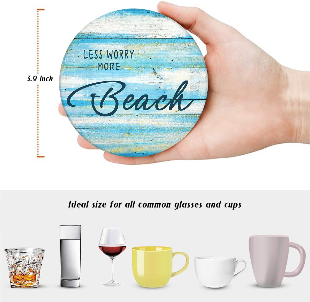 Britimes gift-ready coasters suit housewarmings, birthdays, or festive occasions.