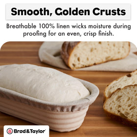 Brod & Taylor Banneton Liner offers reliable release for high-hydration doughs.