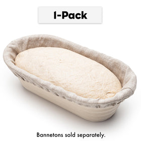 Brod & Taylor Batard Banneton Liner works with Brod & Taylor bannetons for consistent shapes.