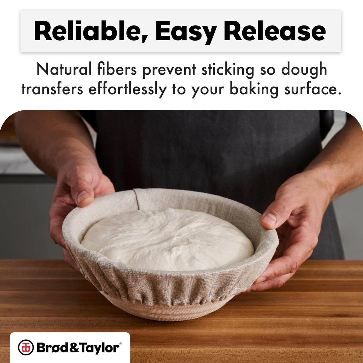 Linen protects add-ins like garlic or cheese from seeping into the dough.