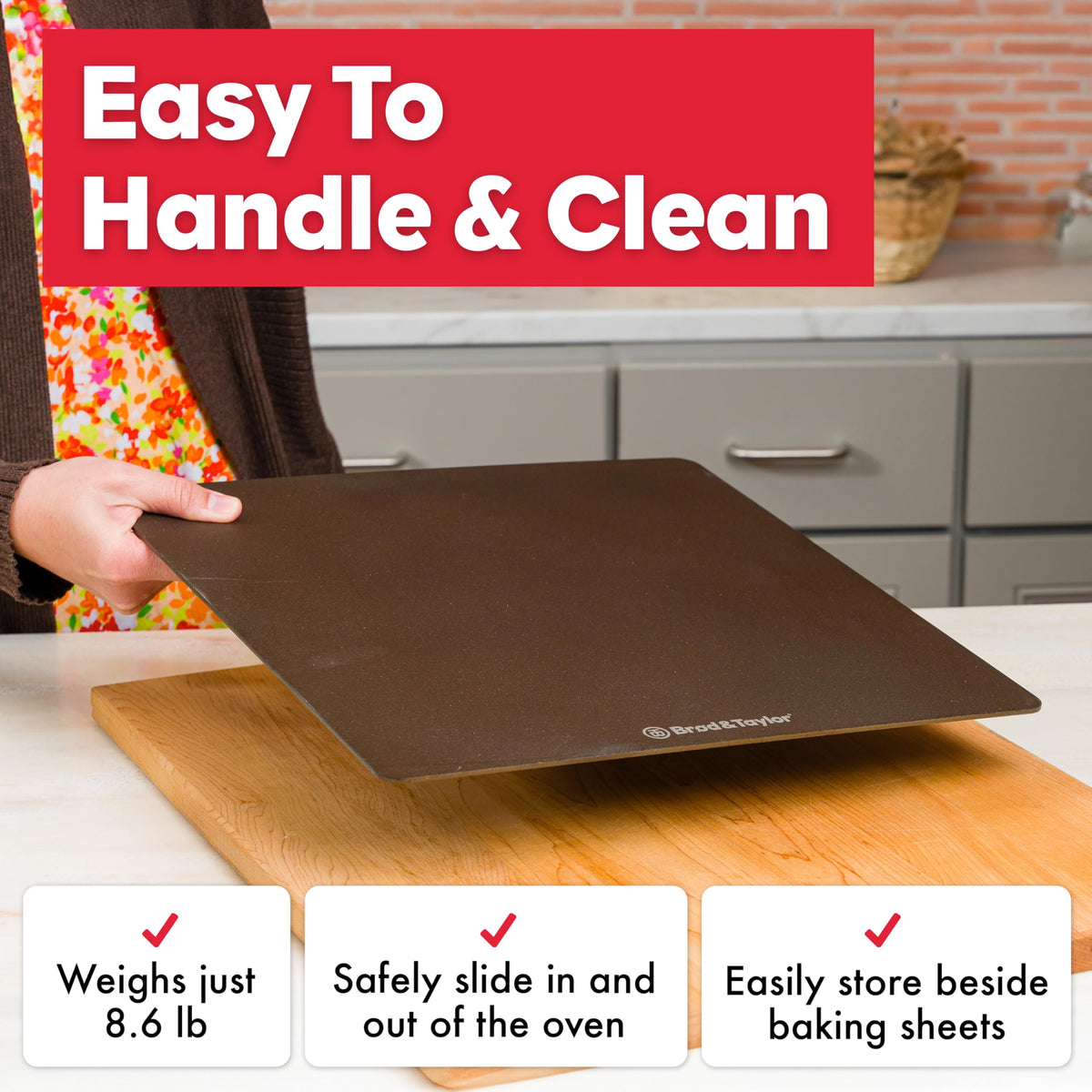 Brod & Taylor Bread Steel Max durable carbon steel for long-term baking.