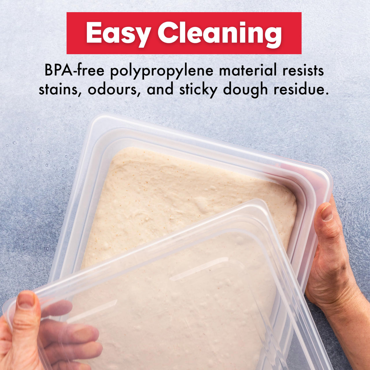 Dishwasher-safe and BPA-free Brod & Taylor container for easy cleanup