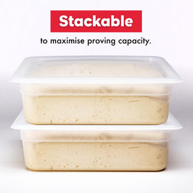 Humidity-control lid helps maintain moisture for better fermentation