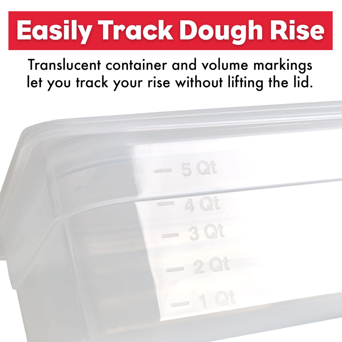 Fits inside the Brød & Taylor Folding Proofer for compact proofing