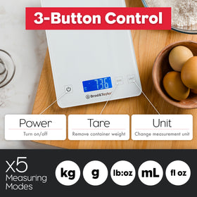 Brod & Taylor batteries included for immediate kitchen use