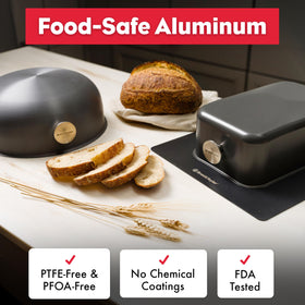 Easy cleanup with the Ultralight Baking Shell vs heavy cast iron.
