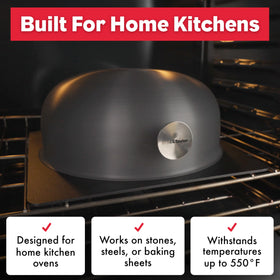 Brod & Taylor Ultralight Baking Shell easy cleanup with a quick wipe.