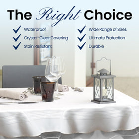 Broder MFG waterproof top layer designed to guard against spills and stains.