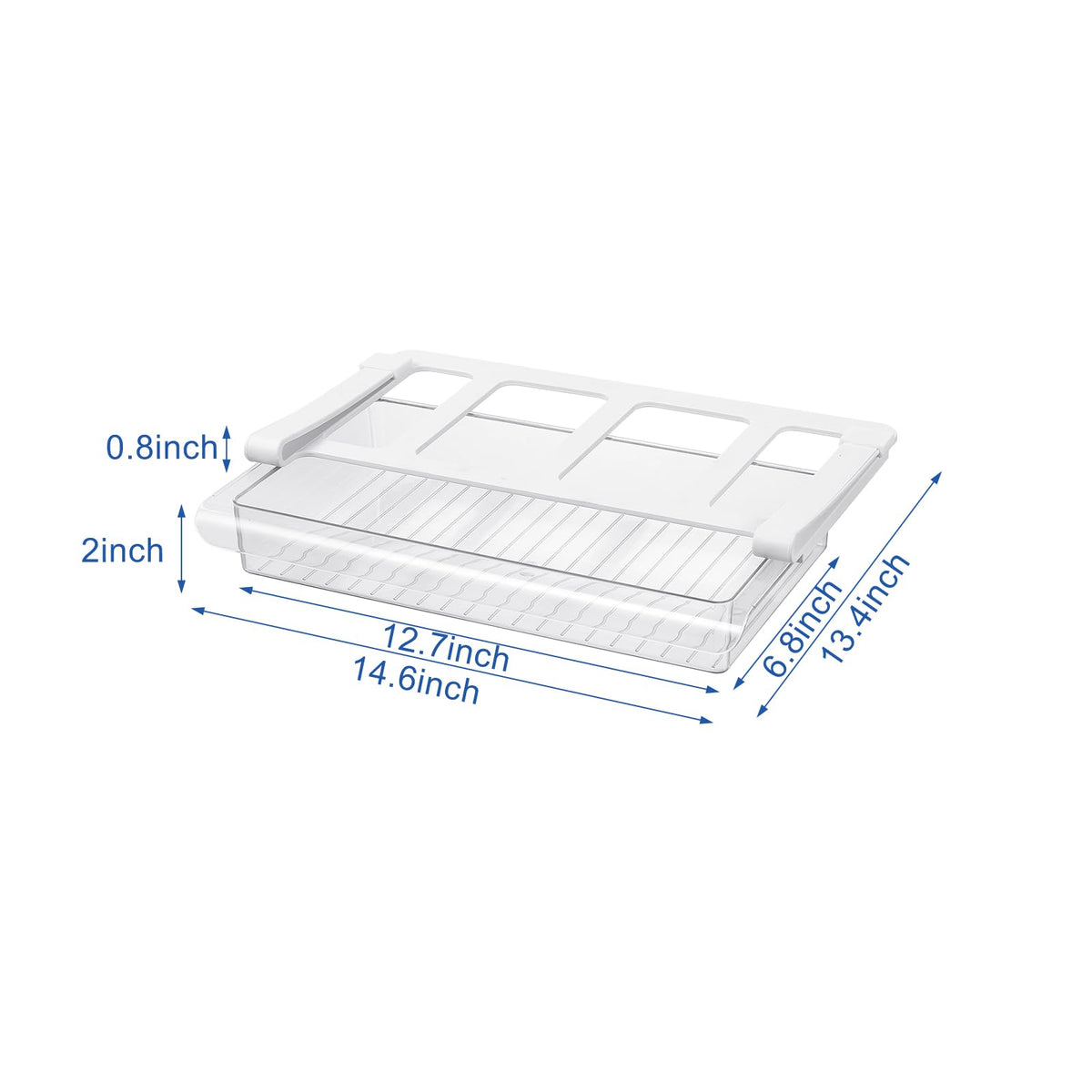 Bronkeeper under-shelf drawer slides smoothly for easy item retrieval.