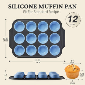 Bronypro easy-clean bakeware saves time on washing up.