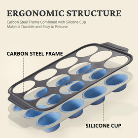 Bronypro egg bite molds create bite-sized egg bites with even cooking.