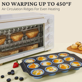 Bronypro versatile muffin molds for muffins, cupcakes, and eggs.