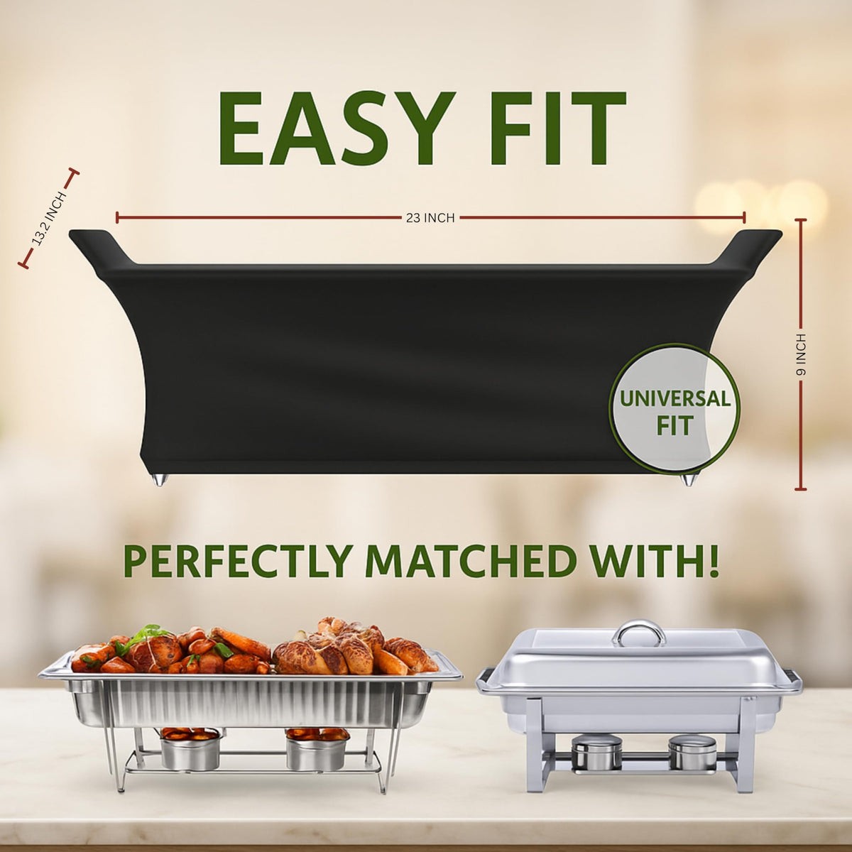 Brooklyntrend chafer wind guard with tool-free setup enables fast arrangements.