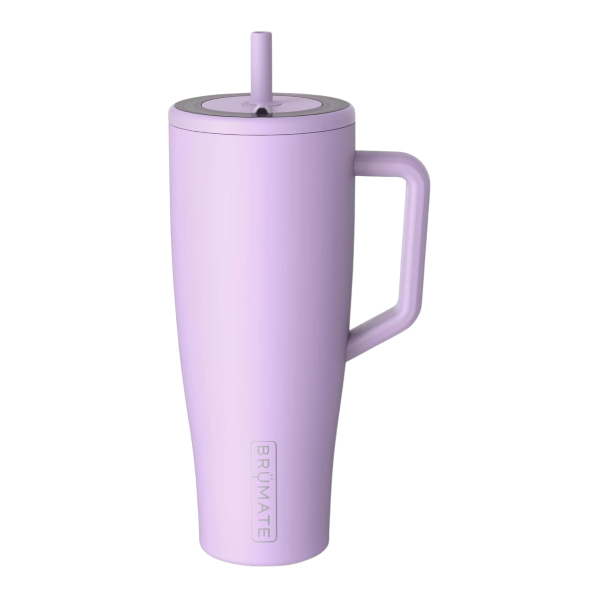 BrüMate Era 40 oz Lavender full view shows leakproof, travel-friendly design