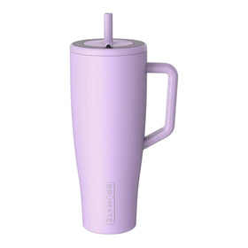 BrüMate Era 40 oz Lavender full view shows leakproof, travel-friendly design