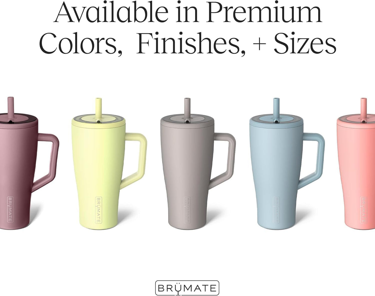 BrüMate Era SoftSip silicone tip close-up for comfortable sipping