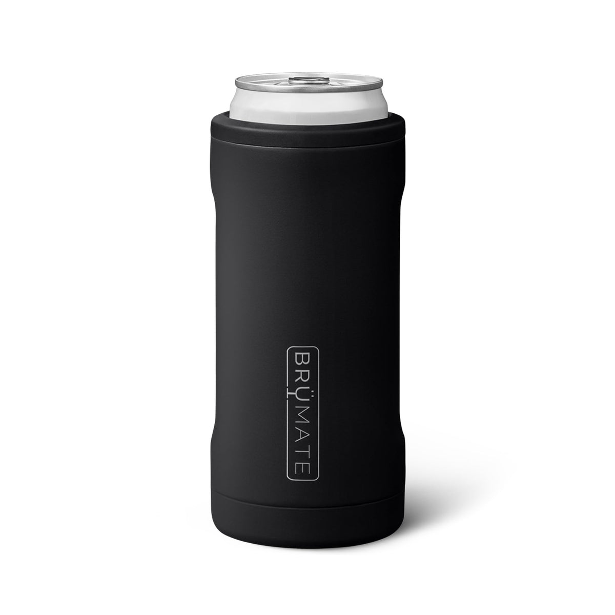 BrüMate Hopsulator Slim fits 12oz slim cans for cold drinks on the go.