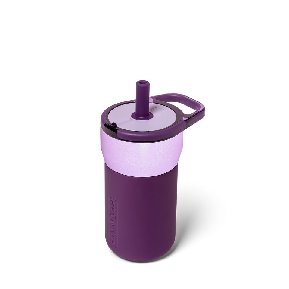BrüMate Leap 12oz leakproof tumbler with handle for mess-free on-the-go sipping