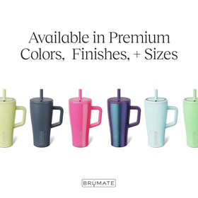 BrüMate Era 20oz ColdKey straw for cold, clean sipping.
