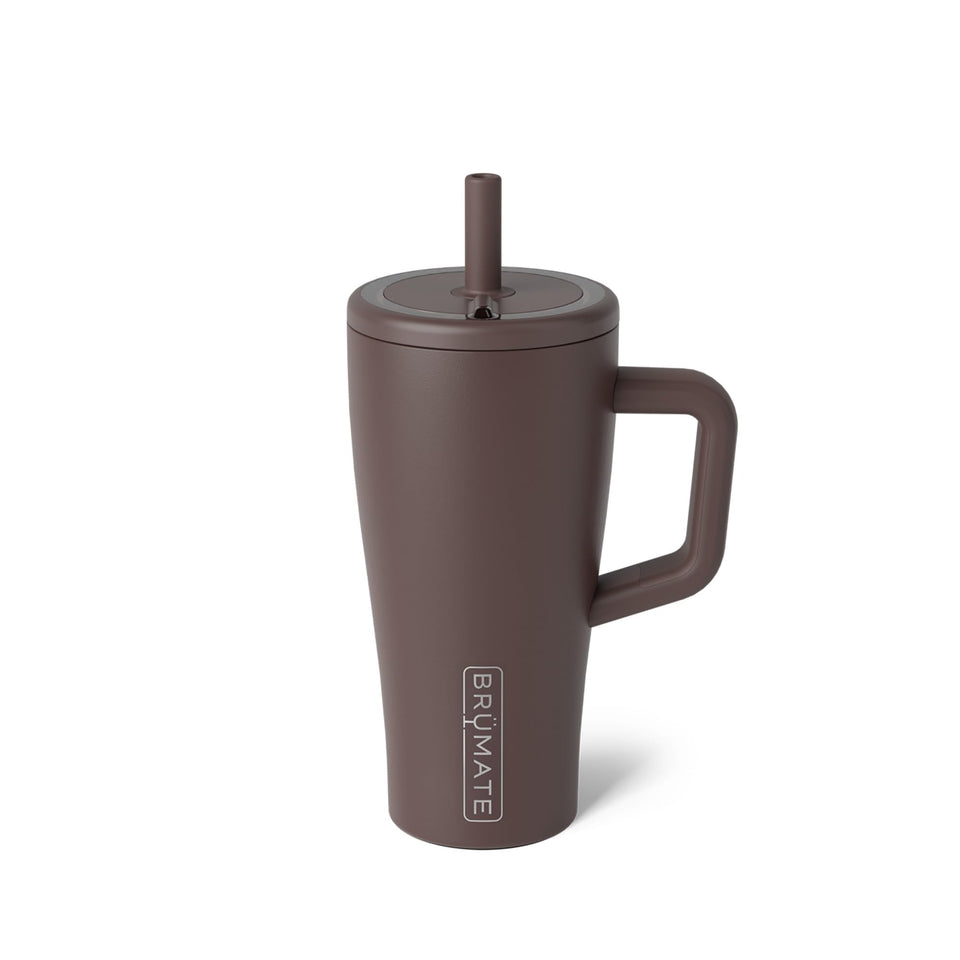 BrüMate Era 20oz tumbler with handle for secure on-the-go sipping.