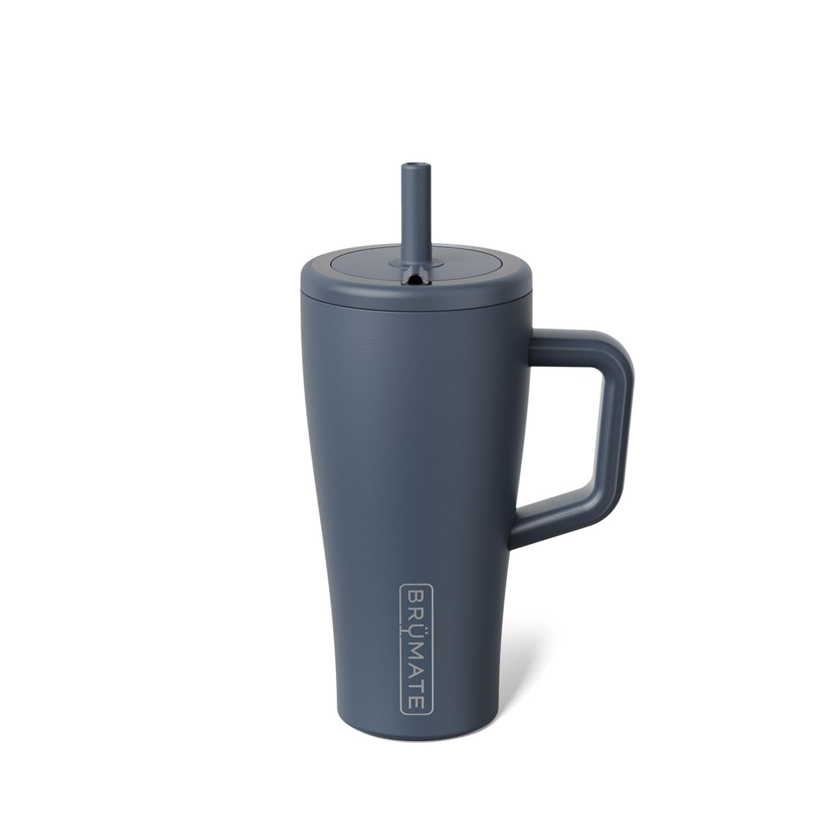 BrüMate Era 20oz Nightfall Blue tumbler with handle and straw for on-the-go hydration
