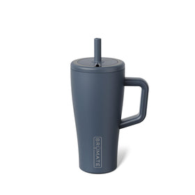 BrüMate Era 20oz Nightfall Blue tumbler with handle and straw for on-the-go hydration