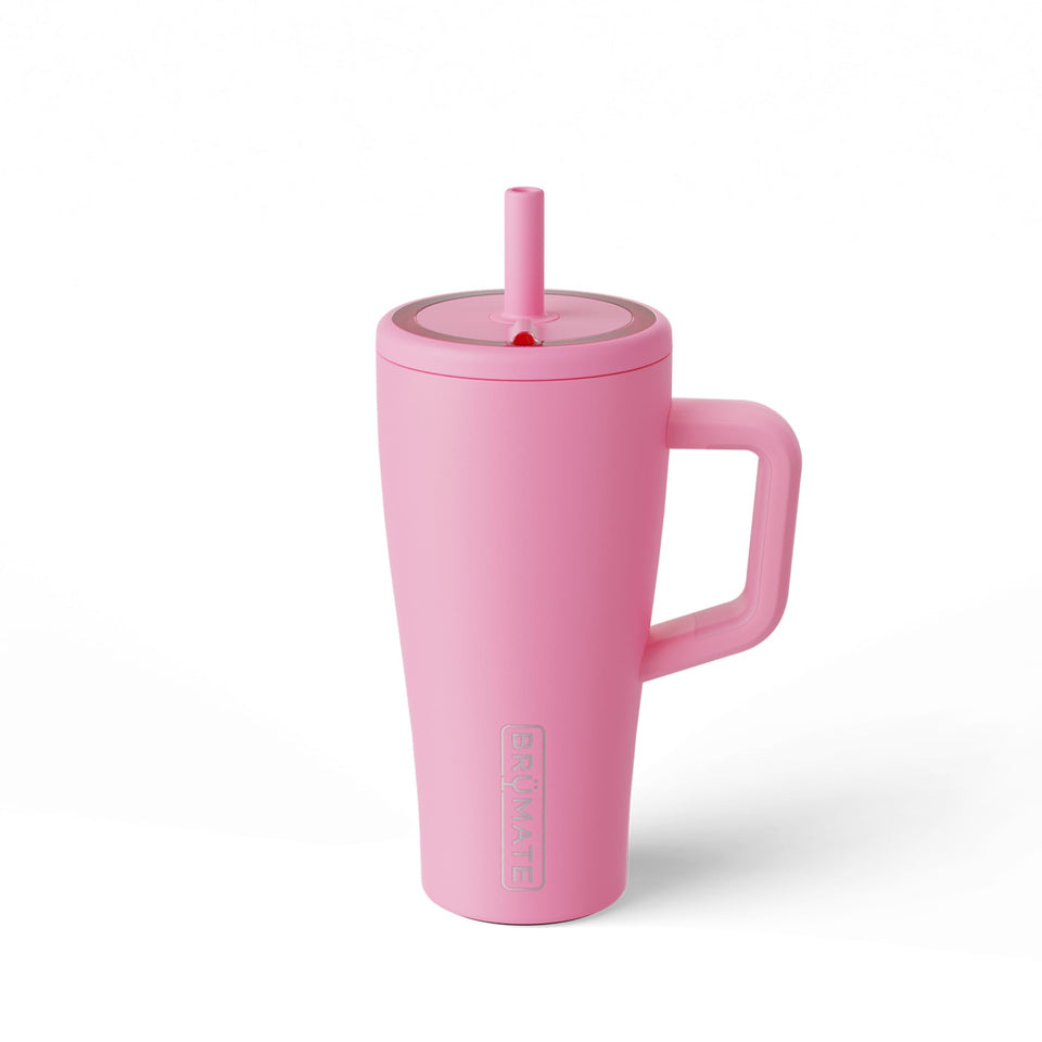 BrüMate Era 20oz tumbler with Primrose handle for spill-free portability.
