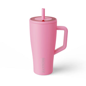 BrüMate Era 30 oz tumbler with handle and straw, leakproof for on-the-go use.