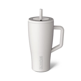 BrüMate Era 30oz tumbler with handle and straw for spill-free hydration on the go.