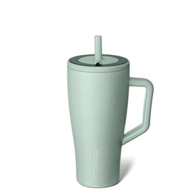 BrüMate Era 30oz tumbler with handle and straw for spill-free on-the-go hydration.