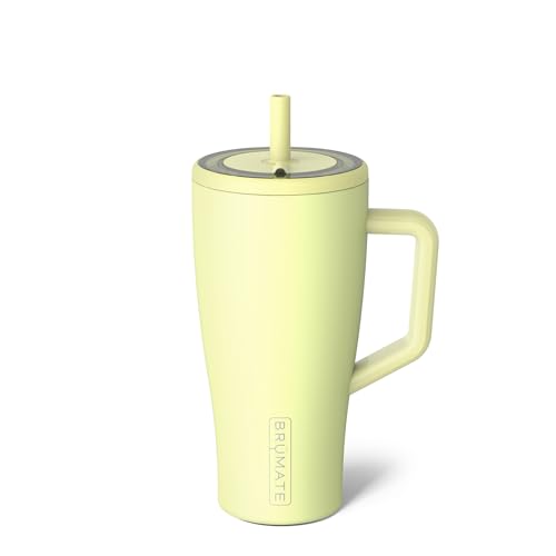 BrüMate Era 30oz tumbler with handle for easy transport.