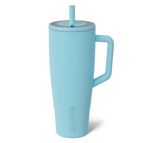 BrüMate Era 40oz tumbler with handle shows leakproof portability for on-the-go hydration.