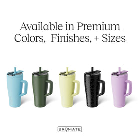 BrüMate Era Flip 30oz hygienic removable lid components for easy cleaning