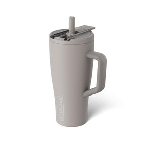BrüMate Era Flip 30oz with leakproof covered straw lid for mess-free hydration.