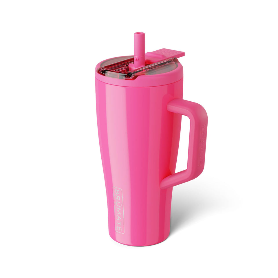 BrüMate Era Flip 30oz with leakproof lid ensuring secure transport.