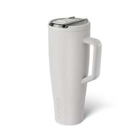 BrüMate Era Flip 40oz covered straw for hygienic sipping.