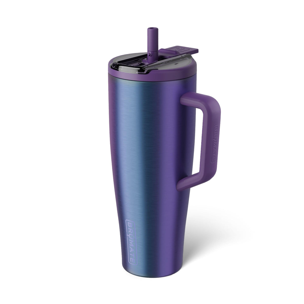 BrüMate Era Flip 40oz tumbler with leakproof lid for secure travel
