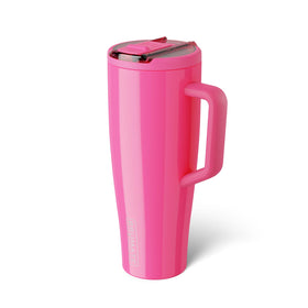 BrüMate Era Flip covered straw prevents spills and keeps sipping clean.